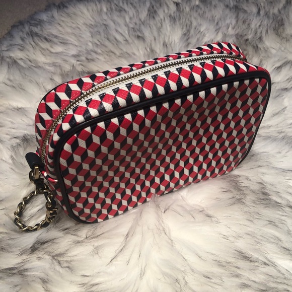 Forever 21 Graphic Geometric Print Chain Strap Shoulder Crossbody - Picture 5 of 7